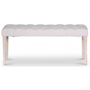 Cholet sittb�nk Bredd 110 cm - Antik finish / Linne