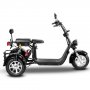 Elscooter Trehjuling - Svart 2000W