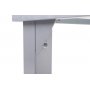 Matbord Orlando 135-270 cm - silver