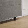 Deluxe pikerad Sänggavel 180 x 125 cm - Grå Deluxe pikerad Sänggavel 180 x 125 cm - Grå