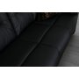 H�rnsoffa svart konstl�der 5-sits - Peking