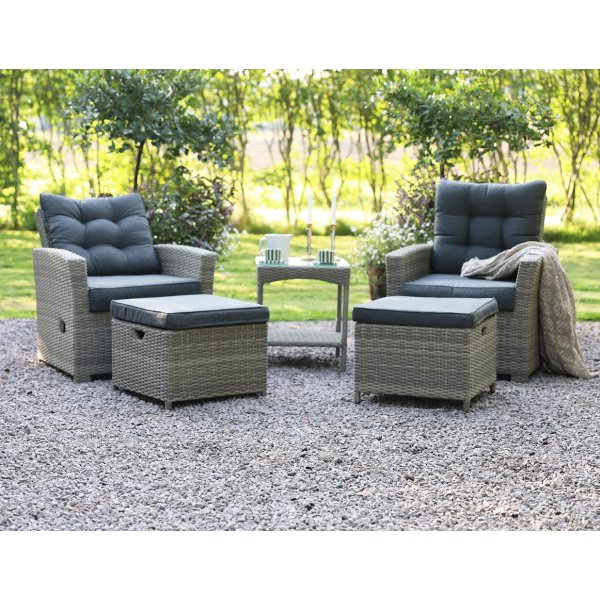 Orlando utem�belgrupp h�g rygg st�llbar - Gr�rotting