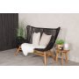 Tallberga soffa  akacia/svart rep
