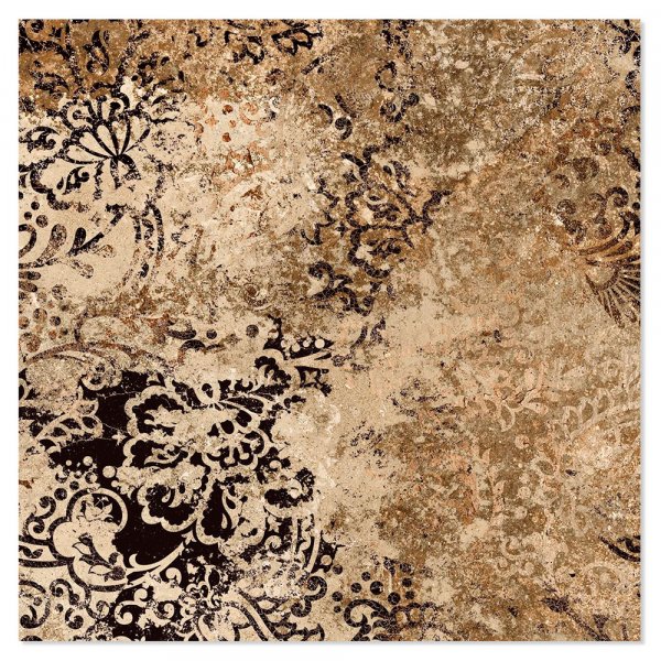 Klinker Indy Brons-Svart Matt 20x20 cm