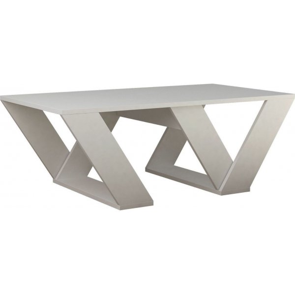 Pipra soffbord 110 x 60 cm - Vit
