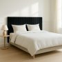 S�nggavel Equator 180 cm bred - Svart sammet