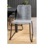 Holma Matgrupp (160x100) - Svart - 8 Stolar