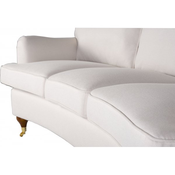 Howard soffa 3-sits beige - Svängd modell Howard soffa 3-sits beige - Svängd modell