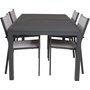 Holma Matgrupp (160x100) - Svart - 4 Stolar