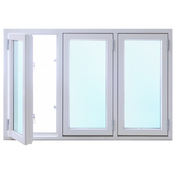 3-glas aluminiumfönster utåtgående - 3-luft - U-värde 1,1 3-glas aluminiumfönster utåtgående - 3-luft - U-värde 1,1