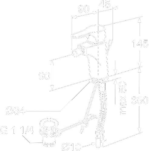 Gustavsberg Nautic med lyftventil