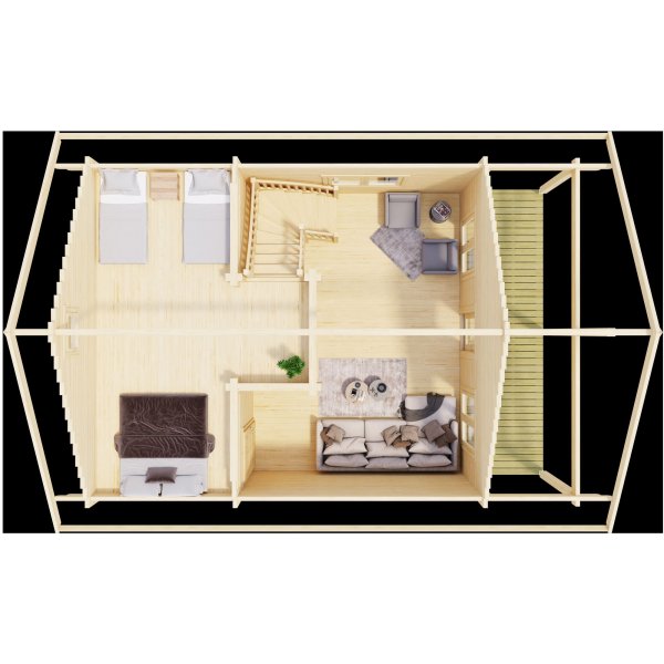 Sommerhus Ingela C - 36,9 m² Sommerhus Ingela C - 36,9 m²