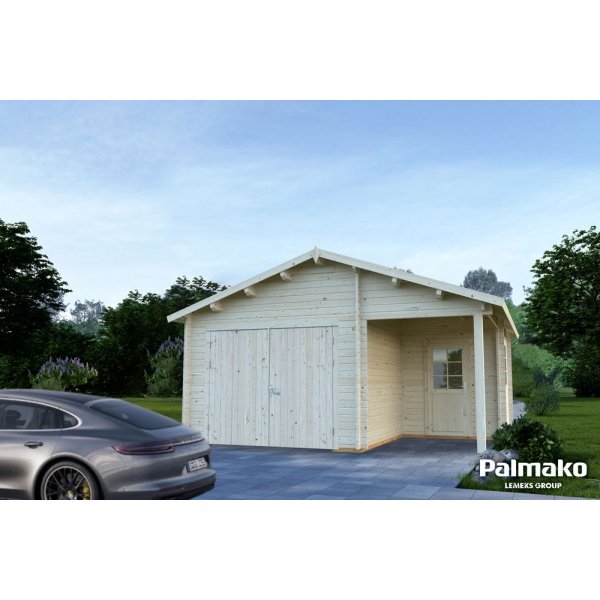 Garage Roger med slagport - 21,9+5,2 m² Garage Roger med slagport - 21,9+5,2 m²