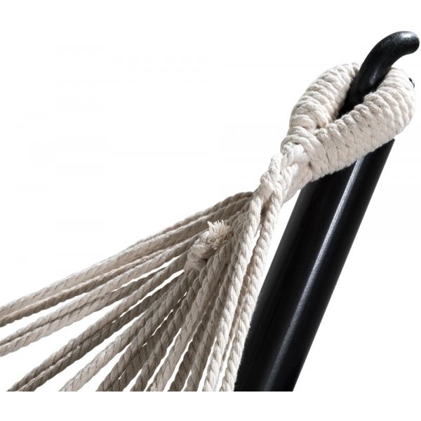 Fällfors Hängmatta med ställning – Gräddvit/svart Fällfors Hängmatta med ställning – Gräddvit/svart