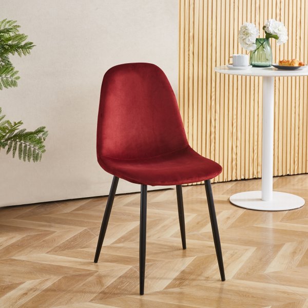 Stol vinr�d sammet - Carisma