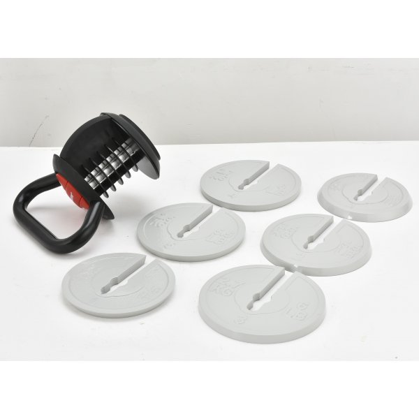 Justerbar kettlebell 3,4�18 kg | 7 viktniv�er