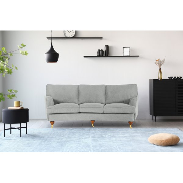 Howard 3-sits soffa 225 cm - grå Howard 3-sits soffa 225 cm - grå