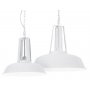 Little west taklampa 34 - Vitlackad metall