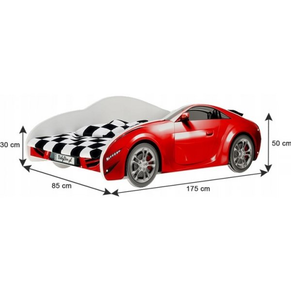 Daytona bils�ng 80 x 160 cm - R�d