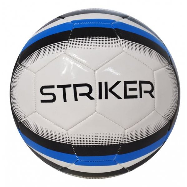 Fotboll Striker - svart & bl� (stl 5)