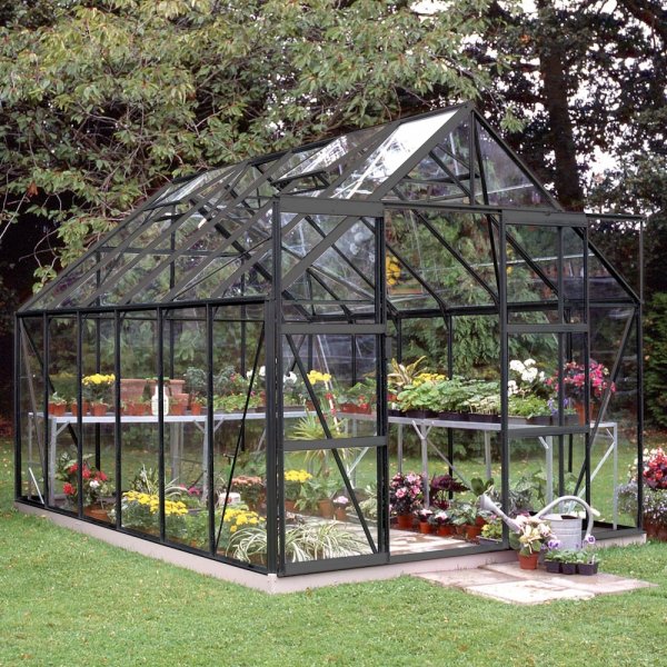 Vxthus Magnum 8,3 m - Antracit med hrdat glas