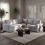 H�rnsoffa Belissa med b�ddfunktion och f�rvaring - 235x235 cm - m�rkgr�