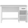 Natural skrivbord 120 x 60 cm - Vit