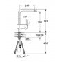Grohe Etgrebs hndvaskarmatur, DN 15 Minta 32168