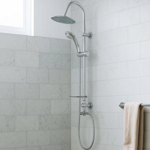 Takduschset Lye - Rostfritt st&aring;l