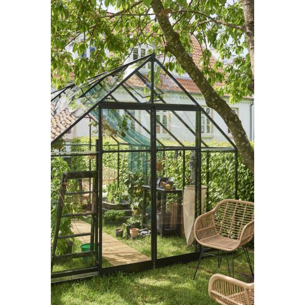 Växthus Qube 9,9 m² - Svart Växthus Qube 9,9 m² - Svart