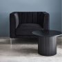 Scarlett soffbord �60 cm - Svart ask