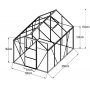 Drivhus Walk-in - 4,8 m