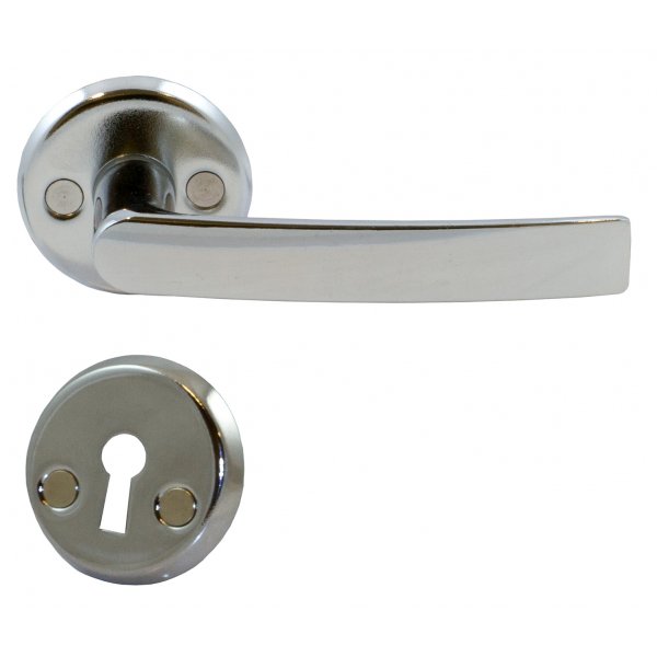 Drrhandtag fr innerdrrar - hg blank krom