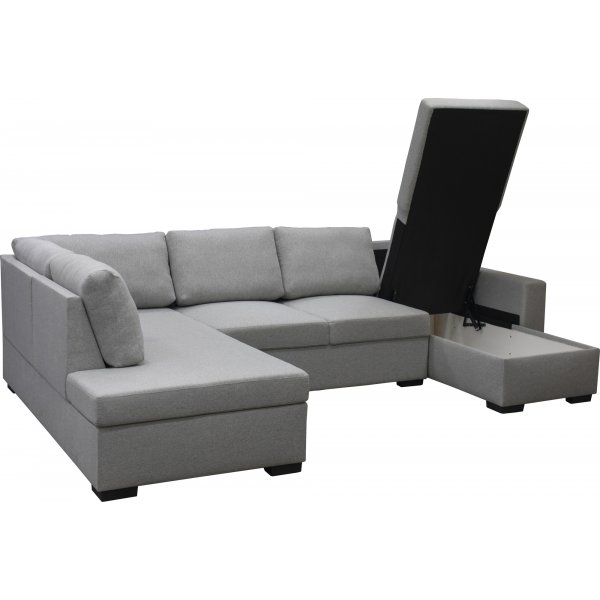 Soffa 309 cm ljusgr� - Solna