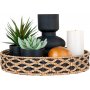 Nerja bricka - Svart/beige