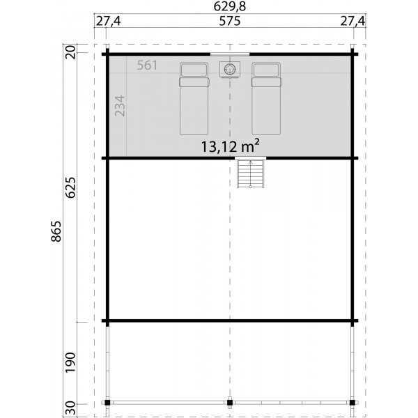 Sommerhus Signe B - 38,3 m�