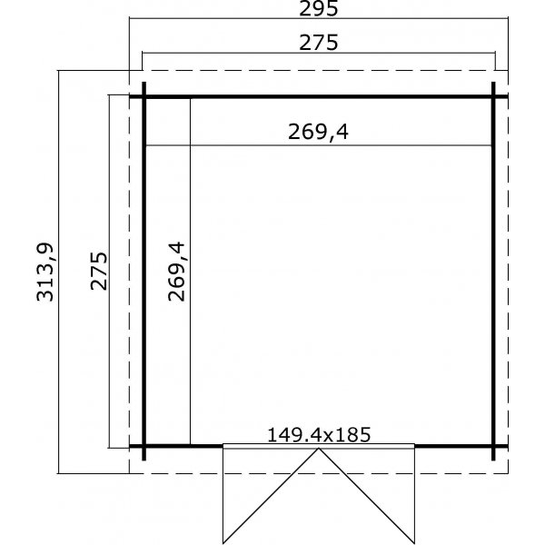 Depotrum Simone B - 8,7 m² Depotrum Simone B - 8,7 m²