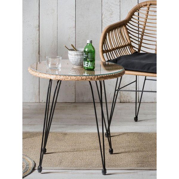 Vadsbro utem�belgrupp 2 stolar & bord - Konstrotting