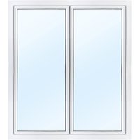 Parfönsterdörr 3-glas - Utåtgående - PVC - U-värde 0,96 - Outlet