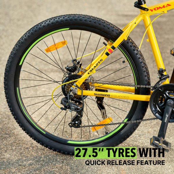 Mountainbike Yoma 27,5\\\" - Gul Mountainbike Yoma 27,5\\\" - Gul