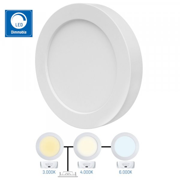 LED spotlight - 1440lm (utanpliggande alt. inflld)