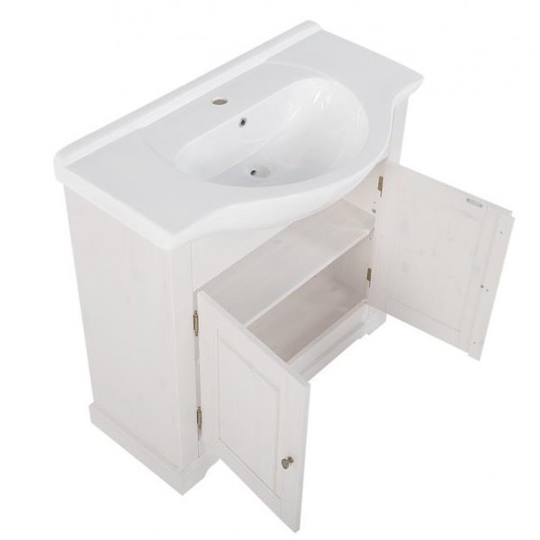 Tvättställsskåp Romantic 85 cm - Vit Tvättställsskåp Romantic 85 cm - Vit