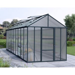 Canopia Glory Polycarbonate Drivhus 15,3 m - Mrkegr