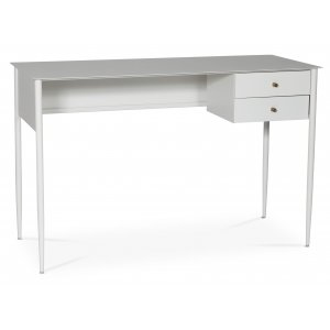 Flash skrivbord 120x50 cm -  Vit / M�ssing