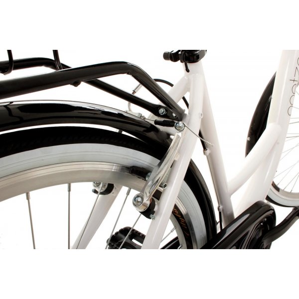 Damcykel Goetze Mood - svart / Vit + L�sk�tting