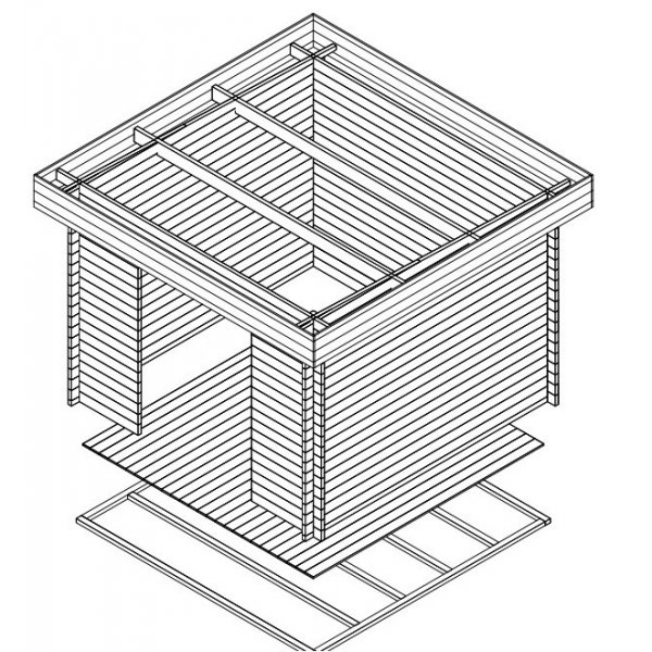 Förråd Arne J - 10 m² Förråd Arne J - 10 m²