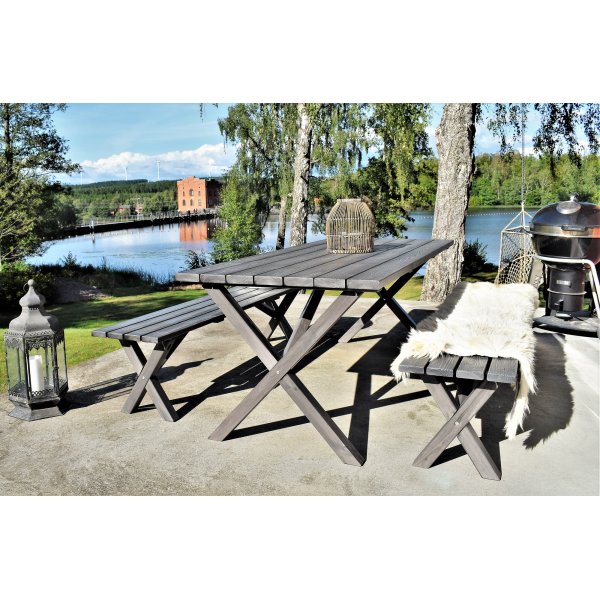 Scottsdale Esstisch 190 cm - Rustikales Grau Scottsdale Esstisch 190 cm - Rustikales Grau