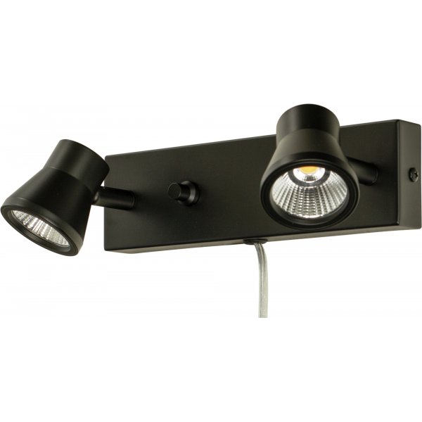 Pluto v�gglampa LED - Svart
