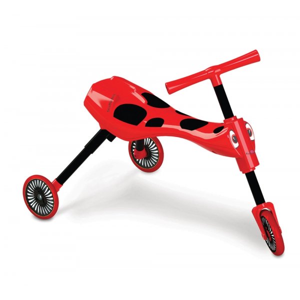 Scuttlebug nyckelpiga - Rd/svart