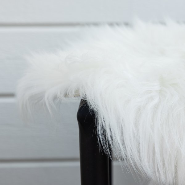 Katy f�ll 180 x 55 cm - Vit fuskp�ls